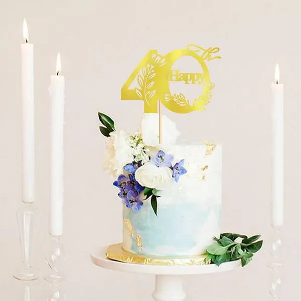 Gold_Happy_40Th_Birthday_Cake_Topper_|_Gold_Glitter_Cardboard_Cake_Decoration_|_40_Number_Topper_For_Birthday_Celebration_|_Reusable_&_Sturdy