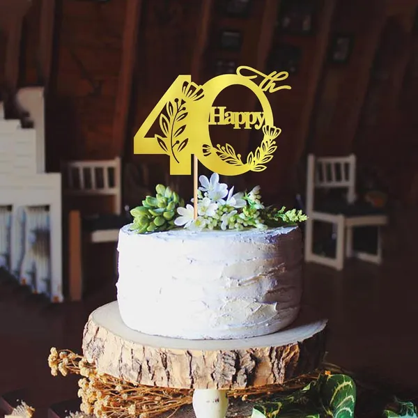 Gold_Happy_40Th_Birthday_Cake_Topper_|_Gold_Glitter_Cardboard_Cake_Decoration_|_40_Number_Topper_For_Birthday_Celebration_|_Reusable_&_Sturdy