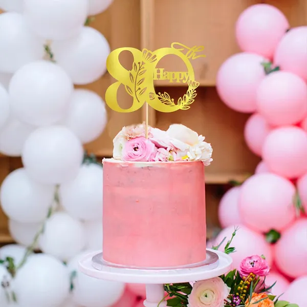 Gold_Happy_80Th_Birthday_Cake_Topper_|_Gold_Glitter_Cardboard_Cake_Decoration_|_80_Number_Topper_For_Birthday_Celebration_|_Reusable_&_Sturdy