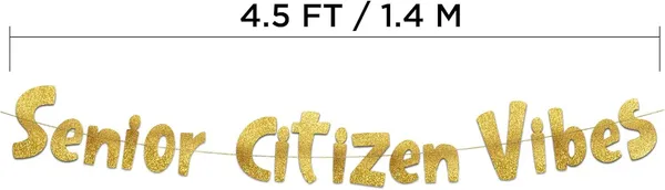 Gold_Triflearte®_Senior_Citizen_Vibes_Banner_|_Funny_Birthday_Gold_Glitter_Party_Decoration_|_Old_Age_Celebration_Garland_For_Men_&_Women_|_Pre-Strung_Birthday_Banner