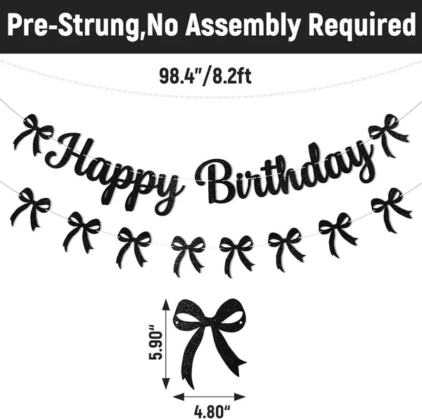 Black_Happy_Birthday_Bow_Banner_Black_Glitter_|_Elegant_Birthday_Decoration_With_Bow_Garland_|_Reusable_Party_Decor_For_Kids_&_Adults