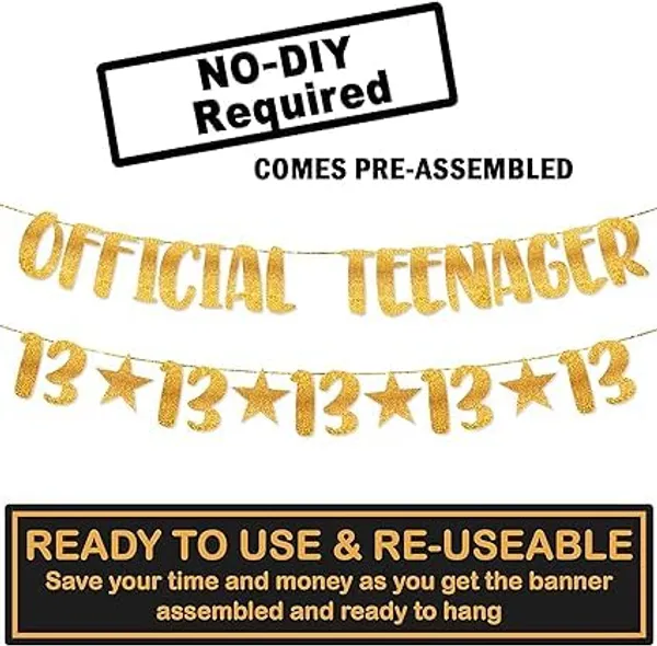 Gold_13Th_Birthday_Decorations_-_Official_Teenager_Glitter_Banner_With_Number_13_Garland_And_Cake_Topper_|_Golden_Glitter_Birthday_Decor_For_Girls_&_Boys_|_Pre-Assembled_|_No_Diy_Needed