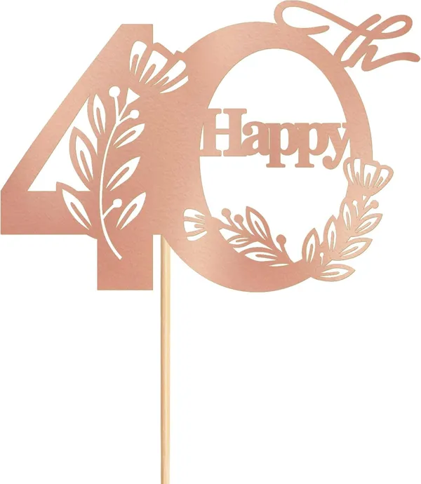 Gold_Happy_340Th_Birthday_Cake_Topper_|_Rose_Gold_Glitter_Cardboard_Cake_Decoration_|_40_Number_Topper_For_Birthday_Celebration_|_Reusable_&_Sturdy