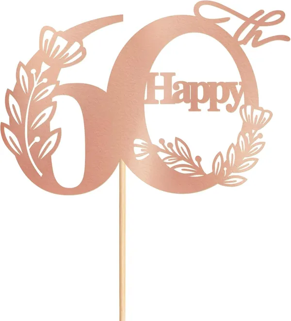 Gold_Happy_60Th_Birthday_Cake_Topper_|_Rose_Gold_Glitter_Cardboard_Cake_Decoration_|_60_Number_Topper_For_Birthday_Celebration_|_Reusable_&_Sturdy