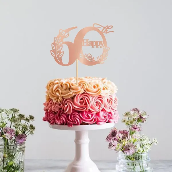 Gold_Happy_60Th_Birthday_Cake_Topper_|_Rose_Gold_Glitter_Cardboard_Cake_Decoration_|_60_Number_Topper_For_Birthday_Celebration_|_Reusable_&_Sturdy