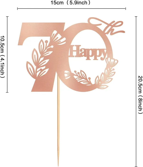 Gold_Happy_70Th_Birthday_Cake_Topper_|_Rose_Gold_Glitter_Cardboard_Cake_Decoration_|_70_Number_Topper_For_Birthday_Celebration_|_Reusable_&_Sturdy