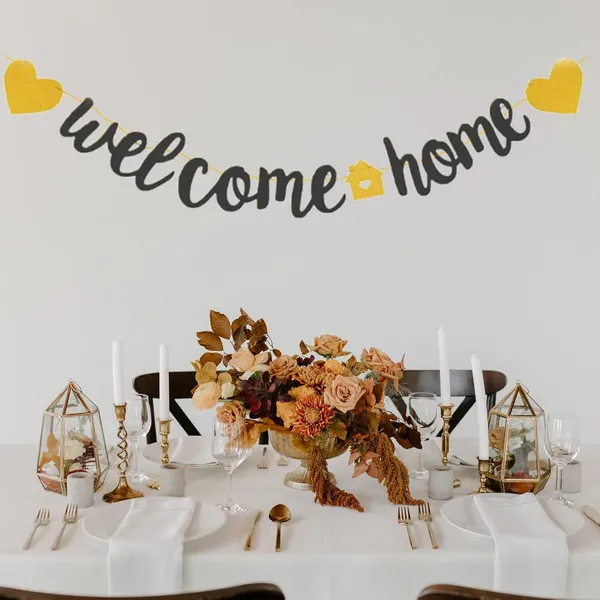 Red_Welcome_Home_Banner_With_Two_Hearts_|_Vivid_Gold_Glitter_"Welcome_Home"_Sign_|_Pre-Assembled_Party_Decoration_|_Housewarming,_Military_Return,_Baby_Arrival,_Family_Reunion,_Surprise_Decor_|_Black