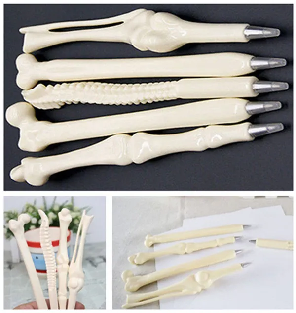 Multicollor_Mxxgmyj_Creative_Novelty_Bone_Shape_Ink_Ballpoint_Pens_Finger_Pen_Nurse_Doctor_Pen_Stationery_Gift_Crazy_Student_Gift_Pack_Of_20