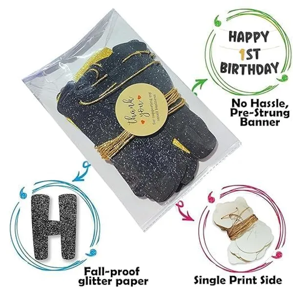 Gold_Happy_1St_Birthday_Banner_|_Black_&_Gold_Glitter_Birthday_Garland_For_Boys_&_Girls_|_Pre-Assembled_8_Feet_Banner_|_First_Birthday_Party_Decoration_|_No_Diy_Needed