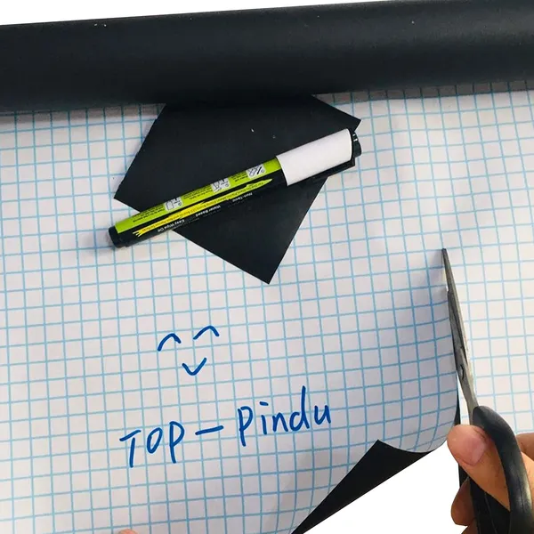 Multicollor_Chalkboard_Paper_-_1_Roll_Vinyl_Blackboard_Wall_Chalk_Bord_Sticker,_Giveaway_Of_Free:_5_Colored_Chalk_&_1_Erasable_White_Chalk_Marker_-_17.5"_X_78.7"