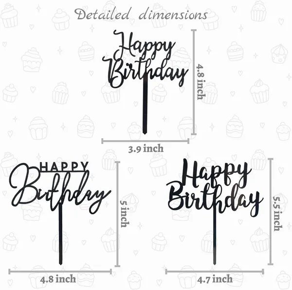 Black_Black_Acrylic_Happy_Birthday_Cake_Topper_Set_Â€“_3_Pcs_Reusable_Elegant_Script_Designs_For_Birthday_Cakes,_Cupcakes_&_Desserts_Â€“_Minimalist_Party_Decor_For_Men,_Women,_&_Adults