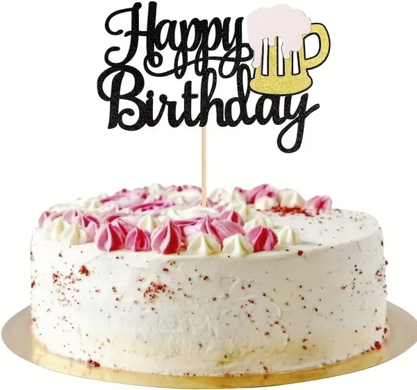 Black_Happy_Birthday_Beer_Mug_Cake_Topper_|_Fun_Party_Decoration_For_Men,_Dad,_Husband,_Boyfriend_Â€“_Black_Glitter_Acrylic_Topper_With_Gold_Beer_Design