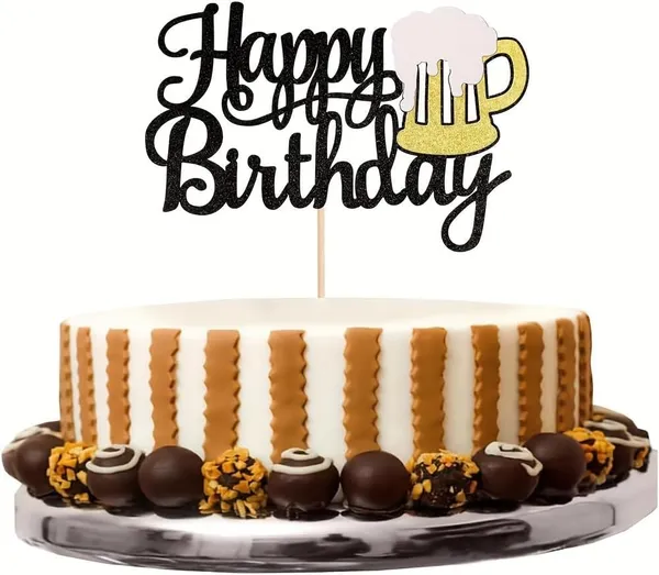 Black_Happy_Birthday_Beer_Mug_Cake_Topper_|_Fun_Party_Decoration_For_Men,_Dad,_Husband,_Boyfriend_Â€“_Black_Glitter_Acrylic_Topper_With_Gold_Beer_Design