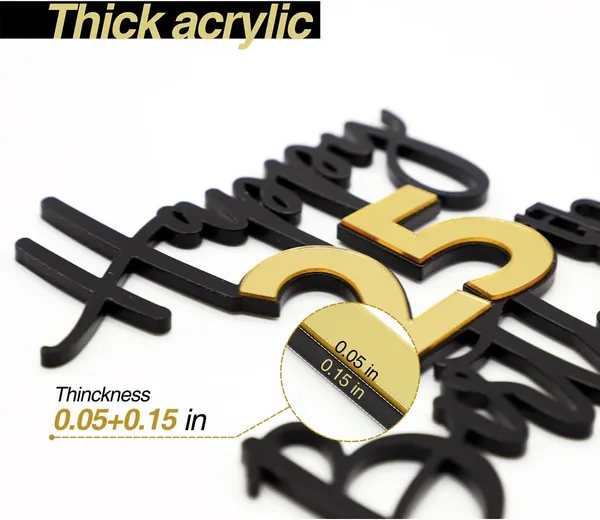 Black_Happy_25Th_Birthday_Cake_Topper_|_Double-Sided_Acrylic_Cake_Decoration_In_Black_&_Mirrored_Gold_|_Elegant_Eighteenth_Birthday_Party_Cake_Topper_For_Girls_&_Boys