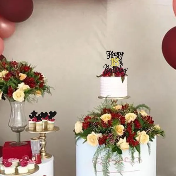 Black_Triflearte'_Pack_Of_11_Â€“_18Th_Birthday_Cake_Decorations_Black_&_Gold_Glitter_|_Fabulous_Cake_Topper_With_Star_&_Heart_Picks_|_Cheers_To_18_Cake_Dã©Cor_Set_For_Birthday_&_Anniversary_Party