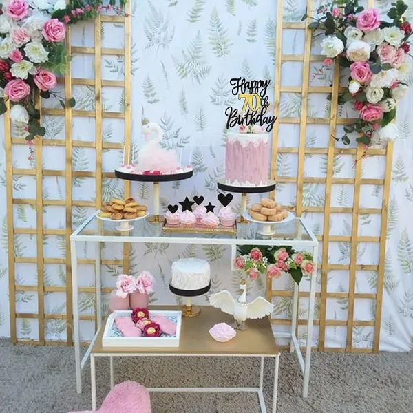 Black_Triflearte'_Pack_Of_11_Â€“_70Th_Birthday_Cake_Decorations_Black_&_Gold_Glitter_|_Fabulous_Cake_Topper_With_Star_&_Heart_Picks_|_Cheers_To_70_Years_Cake_Dã©Cor_Set_For_Birthday_&_Anniversary_Party