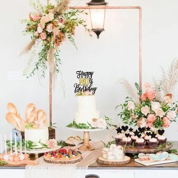 Black_Triflearte'_Pack_Of_11_Â€“_80Th_Birthday_Cake_Decorations_Black_&_Gold_Glitter_|_Fabulous_Cake_Topper_With_Star_&_Heart_Picks_|_Cheers_To_80_Years_Cake_Dã©Cor_Set_For_Birthday_&_Anniversary_Party