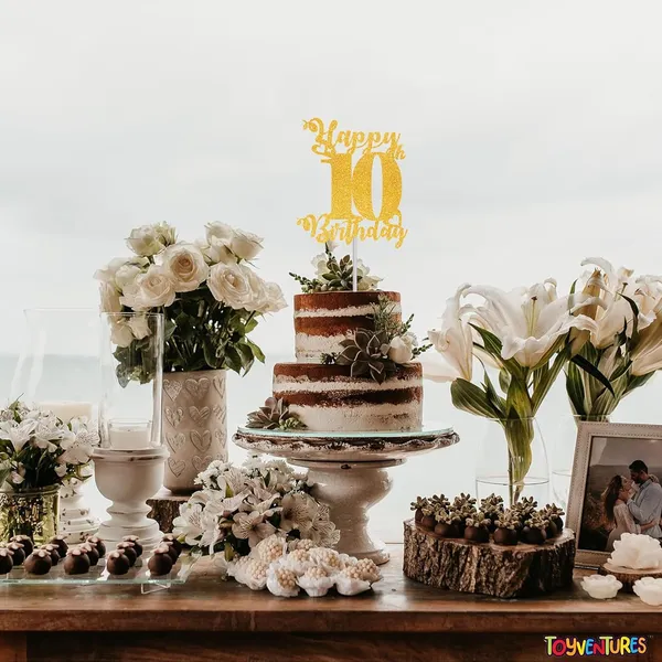 Gold_Happy_Tenth_Birthday_Cake_Topper_|_Glitter_Gold_Cake_Topper_For_Birthday_|_Reusable_&_Elegant_Cake_Décor_For_Girls,_Boys,_Adults_|_Pre-Assembled_Cake_Decoration_Topper