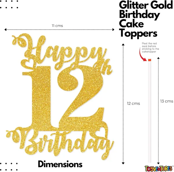 Gold_Happy_12Th_Birthday_Cake_Topper_|_Glitter_Gold_Cake_Topper_For_Birthday_|_Reusable_&_Elegant_Cake_Décor_For_Girls,_Boys,_Adults_|_Pre-Assembled_Cake_Decoration_Topper