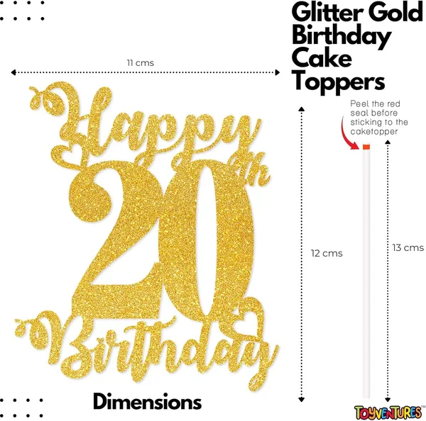Gold_Happy_20Th_Birthday_Cake_Topper_|_Glitter_Gold_Cake_Topper_For_Birthday_|_Reusable_&_Elegant_Cake_Décor_For_Girls,_Boys,_Adults_|_Pre-Assembled_Cake_Decoration_Topper