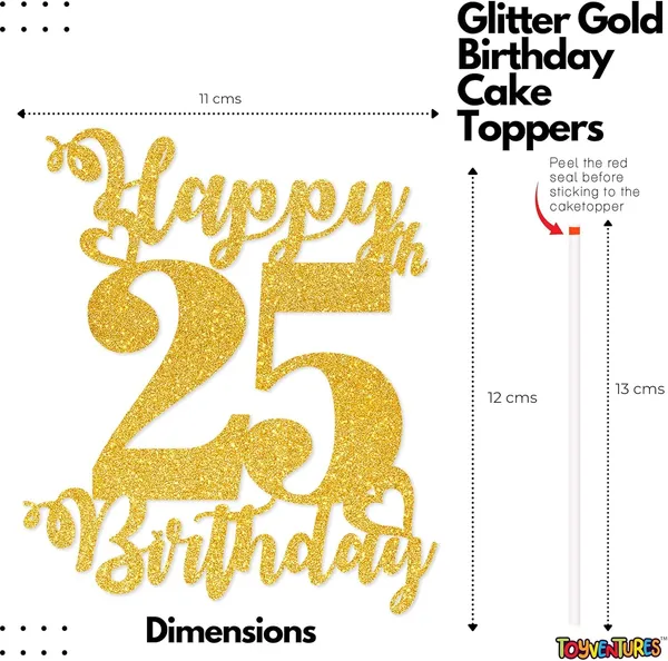Gold_Happy_25Th_Birthday_Cake_Topper_|_Glitter_Gold_Cake_Topper_For_Birthday_|_Reusable_&_Elegant_Cake_Décor_For_Girls,_Boys,_Adults_|_Pre-Assembled_Cake_Decoration_Topper