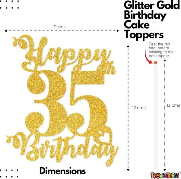 Gold_Happy_35Th_Birthday_Cake_Topper_|_Glitter_Gold_Cake_Topper_For_Birthday_|_Reusable_&_Elegant_Cake_Décor_For_Girls,_Boys,_Adults_|_Pre-Assembled_Cake_Decoration_Topper