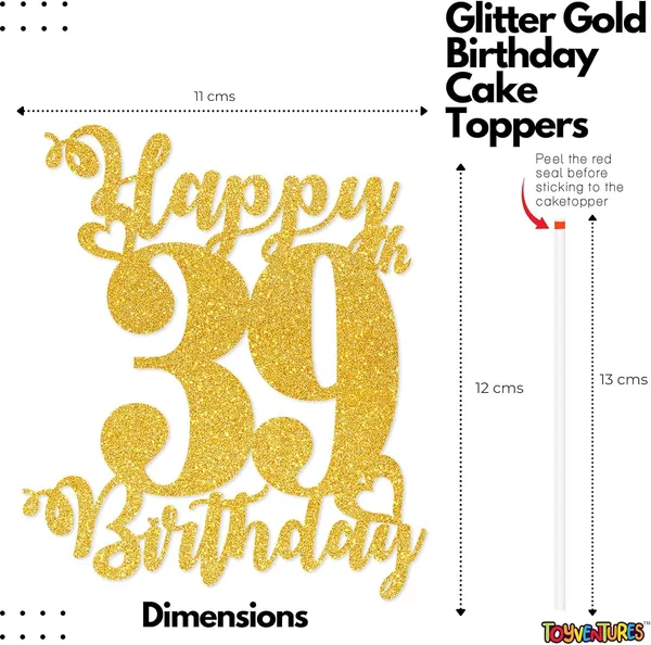 Gold_Happy_39Th_Birthday_Cake_Topper_|_Glitter_Gold_Cake_Topper_For_Birthday_|_Reusable_&_Elegant_Cake_Décor_For_Girls,_Boys,_Adults_|_Pre-Assembled_Cake_Decoration_Topper