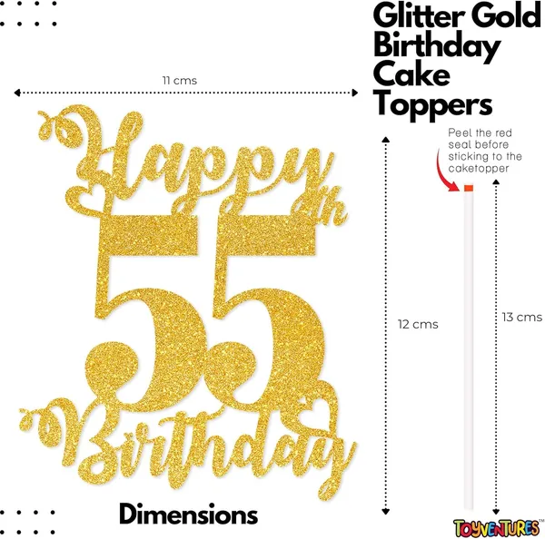 Gold_Happy_55Th_Birthday_Cake_Topper_|_Glitter_Gold_Cake_Topper_For_Birthday_|_Reusable_&_Elegant_Cake_Décor_For_Girls,_Boys,_Adults_|_Pre-Assembled_Cake_Decoration_Topper