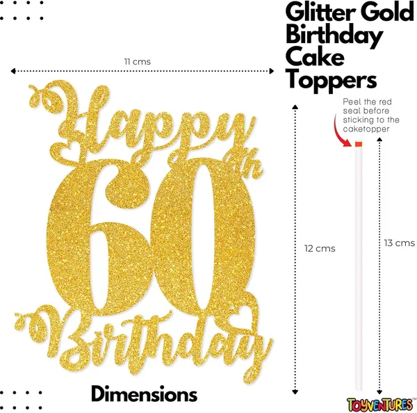 Gold_Happy_60Th_Birthday_Cake_Topper_|_Glitter_Gold_Cake_Topper_For_Birthday_|_Reusable_&_Elegant_Cake_Décor_For_Girls,_Boys,_Adults_|_Pre-Assembled_Cake_Decoration_Topper