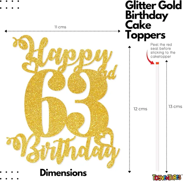Gold_Happy_63Rd_Birthday_Cake_Topper_|_Glitter_Gold_Cake_Topper_For_Birthday_|_Reusable_&_Elegant_Cake_Décor_For_Girls,_Boys,_Adults_|_Pre-Assembled_Cake_Decoration_Topper