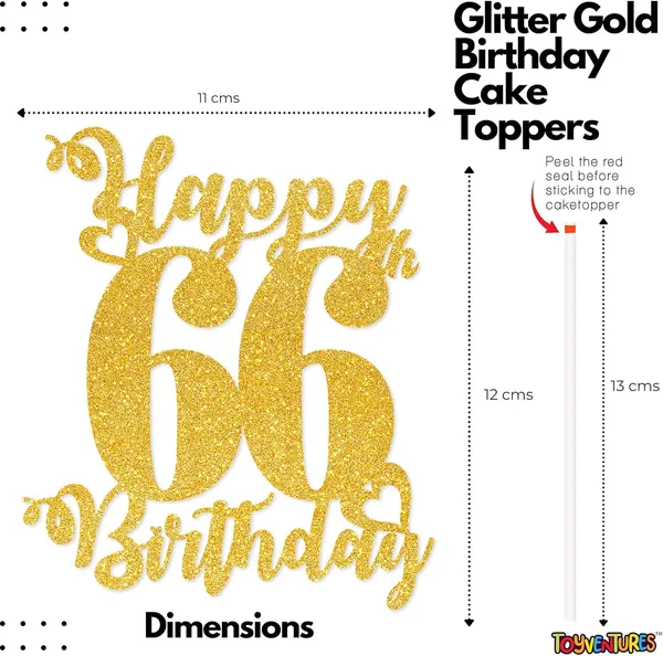 Gold_Happy_66Th_Birthday_Cake_Topper_|_Glitter_Gold_Cake_Topper_For_Birthday_|_Reusable_&_Elegant_Cake_Décor_For_Girls,_Boys,_Adults_|_Pre-Assembled_Cake_Decoration_Topper