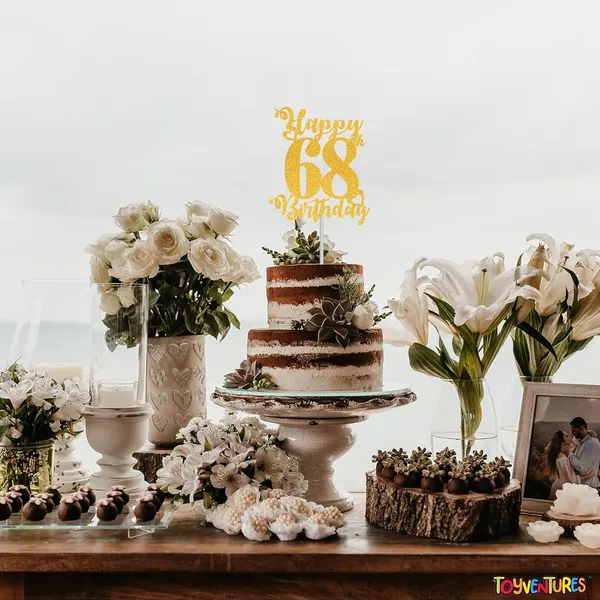 Gold_Happy_68Th_Birthday_Cake_Topper_|_Glitter_Gold_Cake_Topper_For_Birthday_|_Reusable_&_Elegant_Cake_Décor_For_Girls,_Boys,_Adults_|_Pre-Assembled_Cake_Decoration_Topper