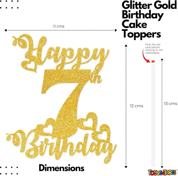 Gold_Happy_Seventh_Birthday_Cake_Topper_|_Glitter_Gold_Cake_Topper_For_Birthday_|_Reusable_&_Elegant_Cake_Décor_For_Girls,_Boys,_Adults_|_Pre-Assembled_Cake_Decoration_Topper
