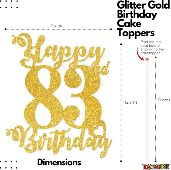 Gold_Happy_83Rd_Birthday_Cake_Topper_|_Glitter_Gold_Cake_Topper_For_Birthday_|_Reusable_&_Elegant_Cake_Décor_For_Girls,_Boys,_Adults_|_Pre-Assembled_Cake_Decoration_Topper