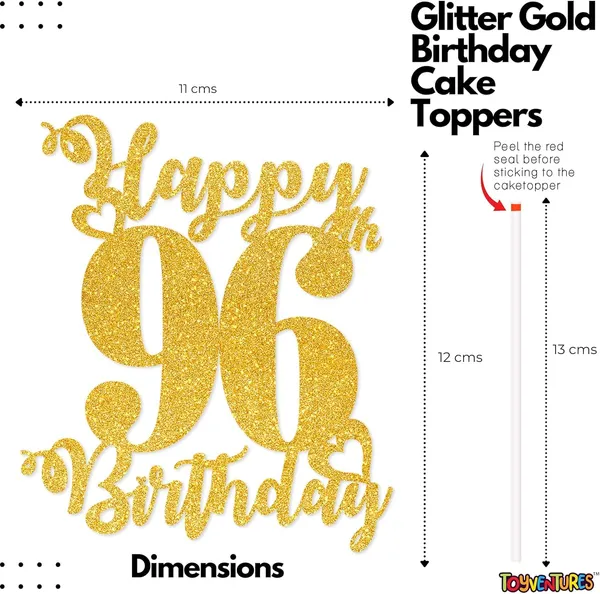 Gold_Happy_96Th_Birthday_Cake_Topper_|_Glitter_Gold_Cake_Topper_For_Birthday_|_Reusable_&_Elegant_Cake_Décor_For_Girls,_Boys,_Adults_|_Pre-Assembled_Cake_Decoration_Topper