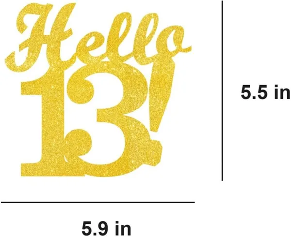 Gold_Hello_13_Cake_Topper_|_Gold_Glitter_Birthday_Cake_Topper_For_Women_&_Men_|_Elegant_13Th_Celebration_Decoration_For_Milestone_Parties_|_Reusable_Cake_Decor