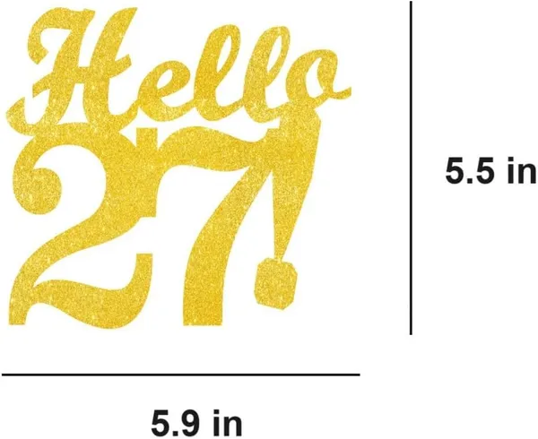 Gold_Hello_27_Cake_Topper_|_Gold_Glitter_Birthday_Cake_Topper_For_Women_&_Men_|_Elegant_27Th_Celebration_Decoration_For_Milestone_Parties_|_Reusable_Cake_Decor