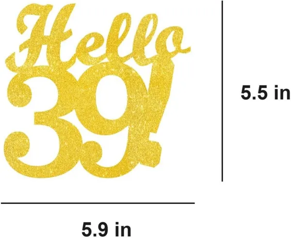 Gold_Hello_39_Cake_Topper_|_Gold_Glitter_Birthday_Cake_Topper_For_Women_&_Men_|_Elegant_39Th_Celebration_Decoration_For_Milestone_Parties_|_Reusable_Cake_Decor