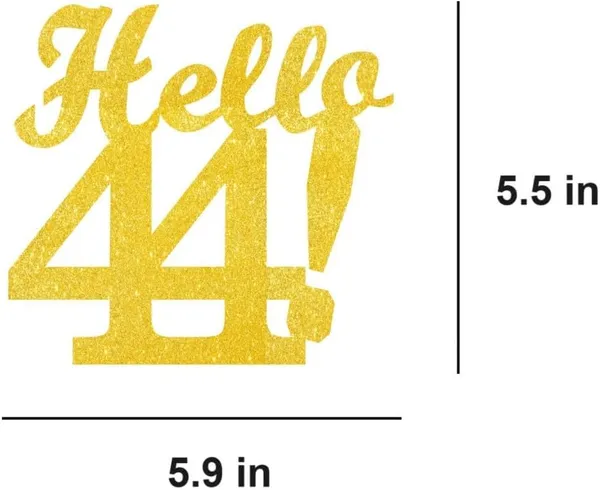 Gold_Hello_44_Cake_Topper_|_Gold_Glitter_Birthday_Cake_Topper_For_Women_&_Men_|_Elegant_44Th_Celebration_Decoration_For_Milestone_Parties_|_Reusable_Cake_Decor