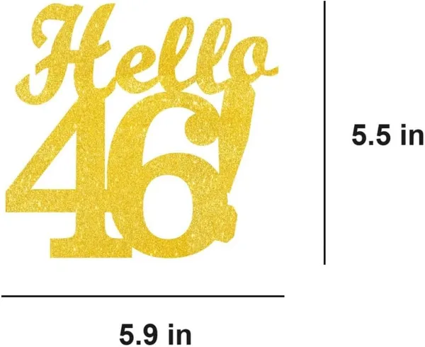 Gold_Hello_46_Cake_Topper_|_Gold_Glitter_Birthday_Cake_Topper_For_Women_&_Men_|_Elegant_46Th_Celebration_Decoration_For_Milestone_Parties_|_Reusable_Cake_Decor