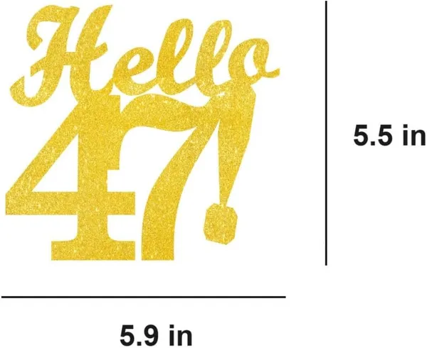 Gold_Hello_47_Cake_Topper_|_Gold_Glitter_Birthday_Cake_Topper_For_Women_&_Men_|_Elegant_47Th_Celebration_Decoration_For_Milestone_Parties_|_Reusable_Cake_Decor