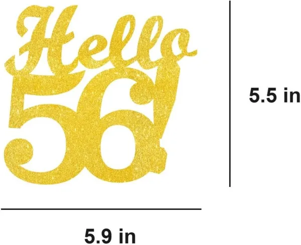 Gold_Hello_56_Cake_Topper_|_Gold_Glitter_Birthday_Cake_Topper_For_Women_&_Men_|_Elegant_56Th_Celebration_Decoration_For_Milestone_Parties_|_Reusable_Cake_Decor