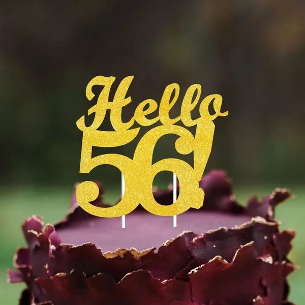 Gold_Hello_56_Cake_Topper_|_Gold_Glitter_Birthday_Cake_Topper_For_Women_&_Men_|_Elegant_56Th_Celebration_Decoration_For_Milestone_Parties_|_Reusable_Cake_Decor