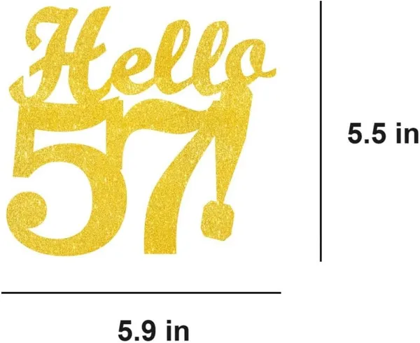 Gold_Hello_57_Cake_Topper_|_Gold_Glitter_Birthday_Cake_Topper_For_Women_&_Men_|_Elegant_57Th_Celebration_Decoration_For_Milestone_Parties_|_Reusable_Cake_Decor