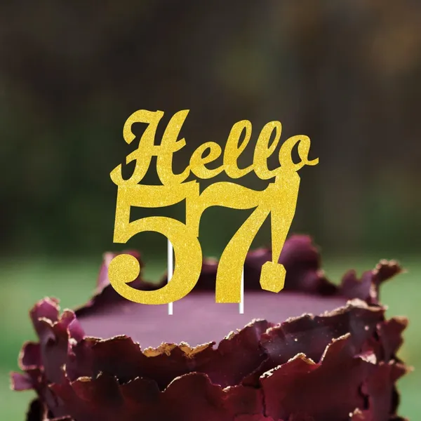 Gold_Hello_57_Cake_Topper_|_Gold_Glitter_Birthday_Cake_Topper_For_Women_&_Men_|_Elegant_57Th_Celebration_Decoration_For_Milestone_Parties_|_Reusable_Cake_Decor