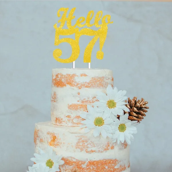 Gold_Hello_57_Cake_Topper_|_Gold_Glitter_Birthday_Cake_Topper_For_Women_&_Men_|_Elegant_57Th_Celebration_Decoration_For_Milestone_Parties_|_Reusable_Cake_Decor