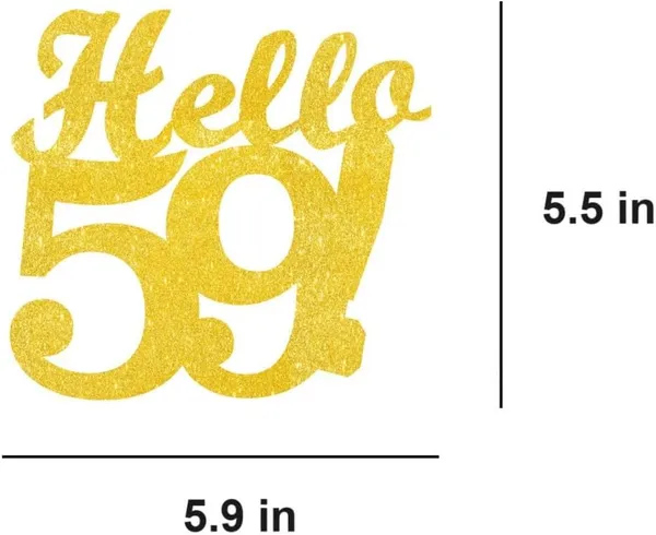 Gold_Hello_59_Cake_Topper_|_Gold_Glitter_Birthday_Cake_Topper_For_Women_&_Men_|_Elegant_59Th_Celebration_Decoration_For_Milestone_Parties_|_Reusable_Cake_Decor