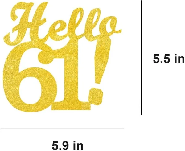 Gold_Hello_61_Cake_Topper_|_Gold_Glitter_Birthday_Cake_Topper_For_Women_&_Men_|_Elegant_61St_Celebration_Decoration_For_Milestone_Parties_|_Reusable_Cake_Decor
