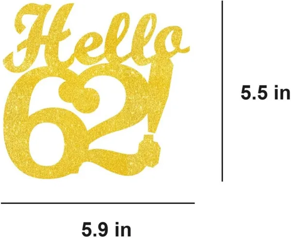 Gold_Hello_62_Cake_Topper_|_Gold_Glitter_Birthday_Cake_Topper_For_Women_&_Men_|_Elegant_62Th_Celebration_Decoration_For_Milestone_Parties_|_Reusable_Cake_Decor