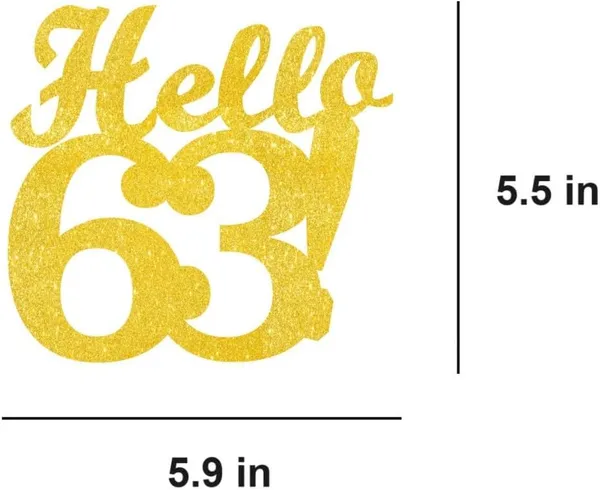 Gold_Hello_63_Cake_Topper_|_Gold_Glitter_Birthday_Cake_Topper_For_Women_&_Men_|_Elegant_63Rd_Celebration_Decoration_For_Milestone_Parties_|_Reusable_Cake_Decor